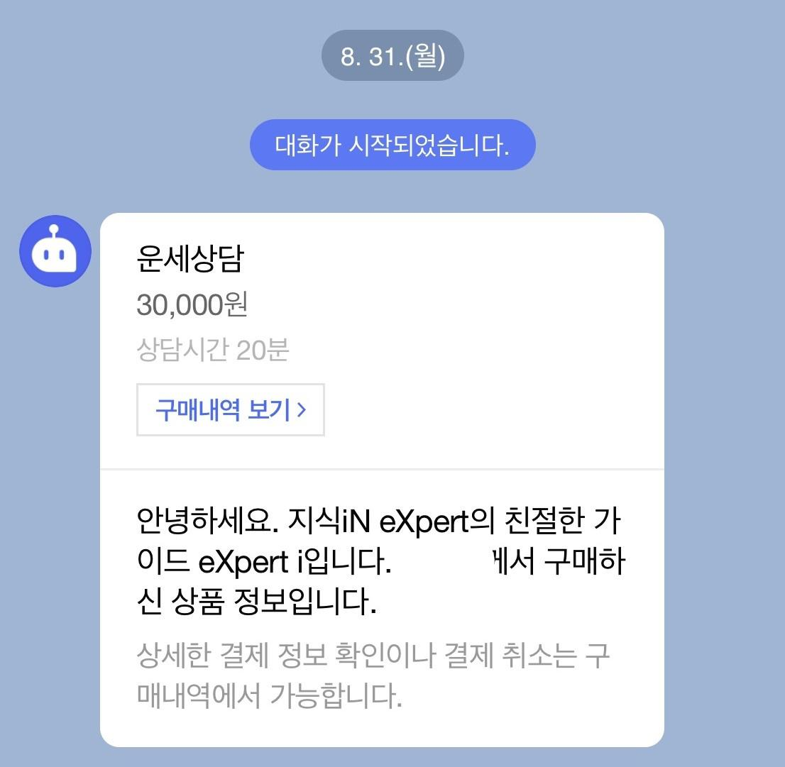  [사주 리뷰] 네이버 엑스퍼트에서 비대면 사주, 내돈내산 후기!