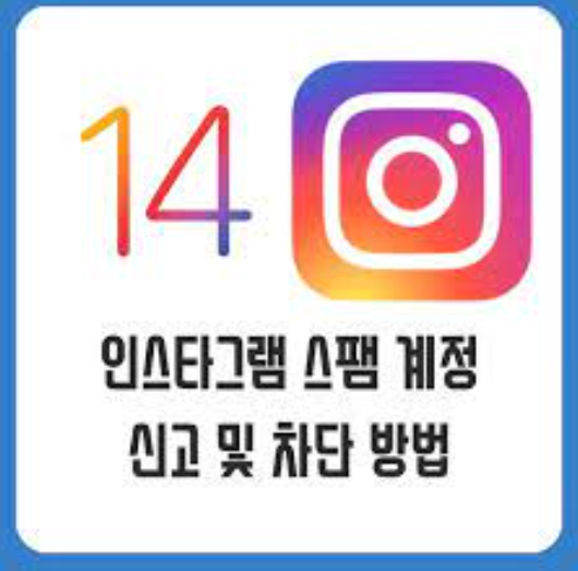 인스타그램 스팸 처리