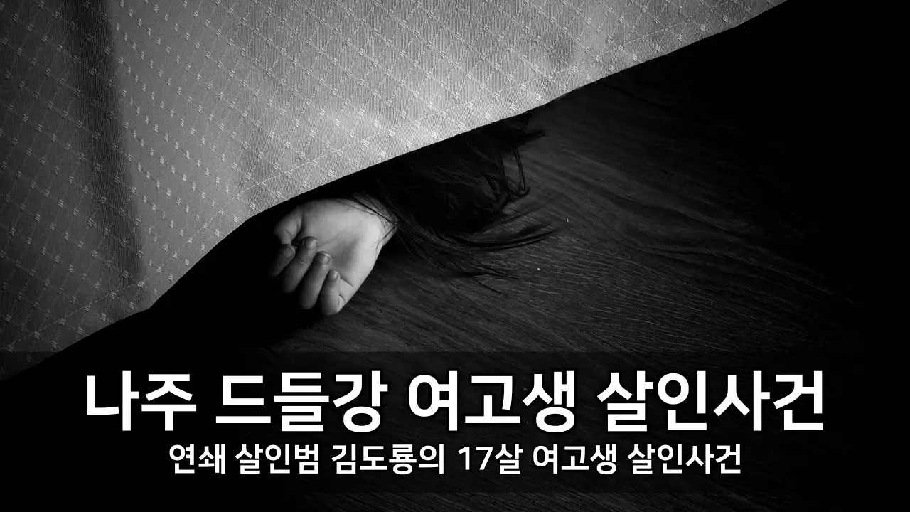나주 드들강 여고생 살인사건 - 연쇄 살인범 김도룡의 17살 여고생 살인사건
