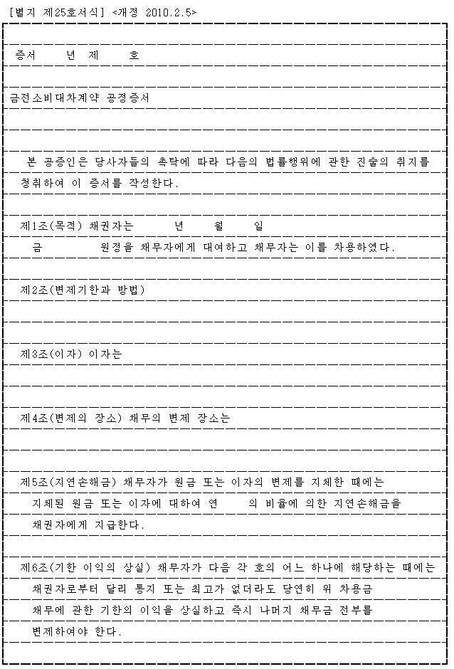 차용증 공증 비용: 발행 방법이 어떻게 됩니까? 6