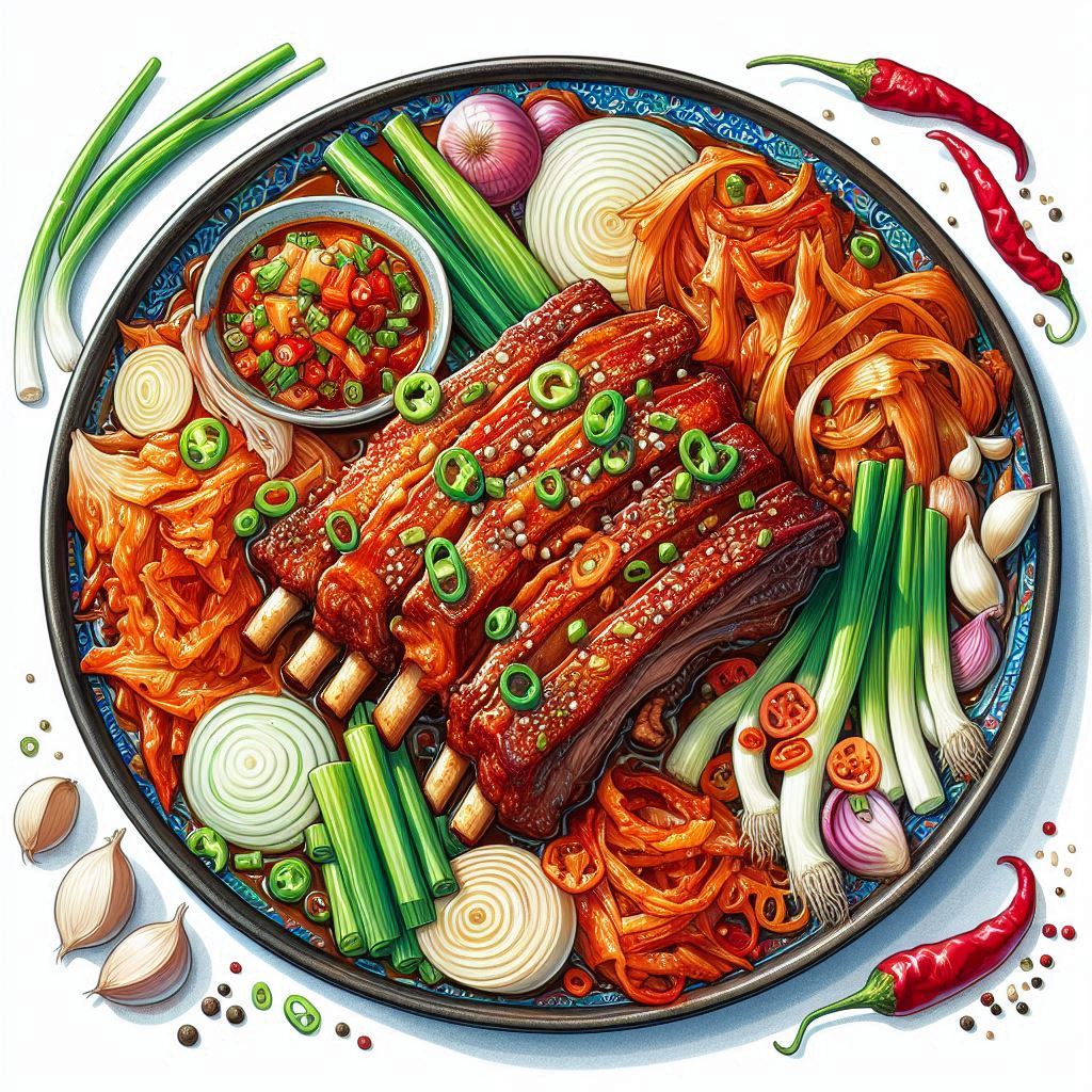 묵은지 돼지갈비찜