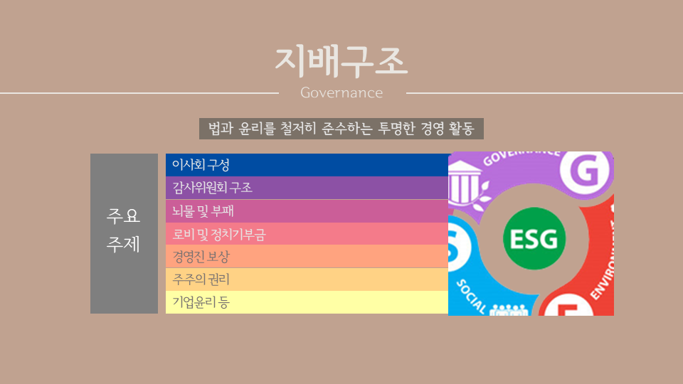  기업의 지배구조(governance)
