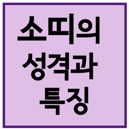 소띠의 성격과 특징