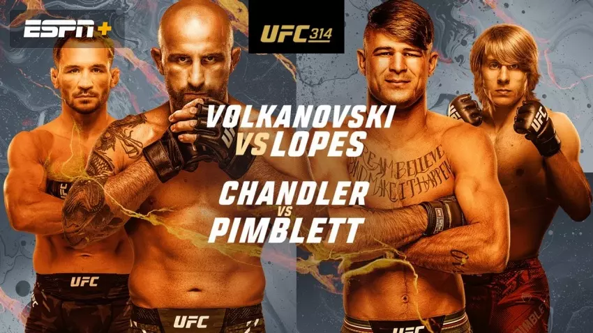 UFC 314 메인 포스터