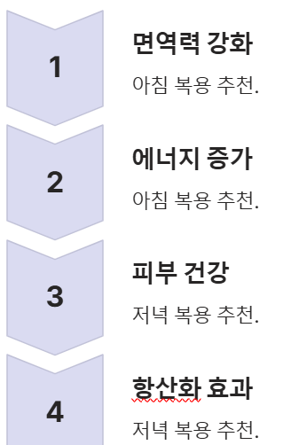 비타민C 복용시간과 복용법 &ndash; 비타민C 추천 및 비타민C 하루 권장량 최신