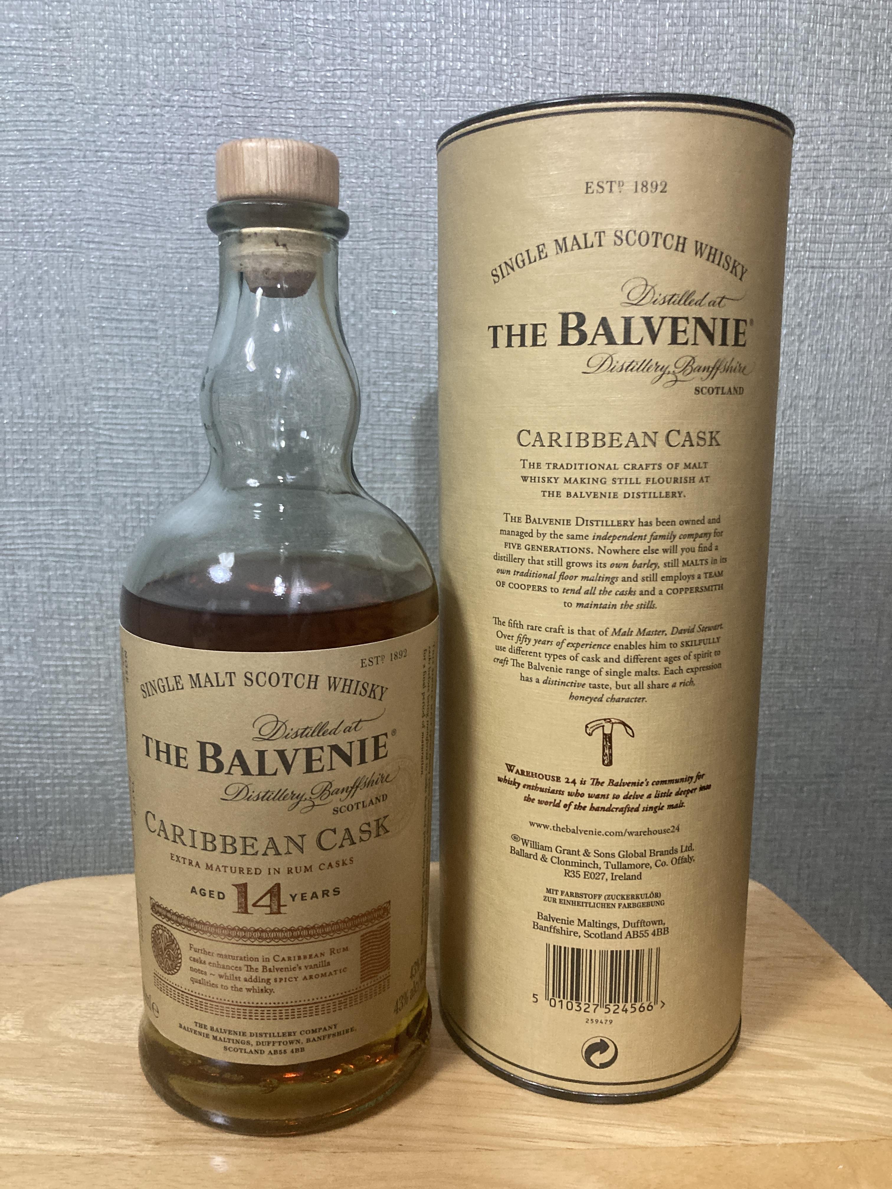  Whisky Tasting Note #9 : 발베니(The Balvenie) 14년 캐리비안 캐스크