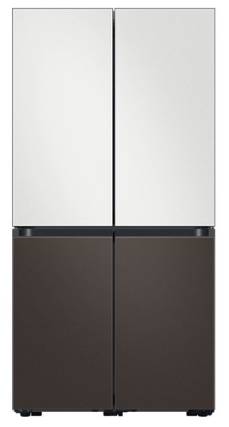 삼성전자 BESPOKE 프리스탠딩 4도어 냉장고 RF85B911126 875L 방문설치&#44; 코타 화이트 + 코타 차콜
