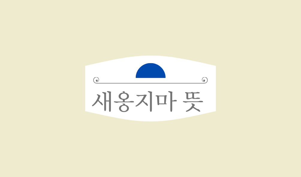 새옹지마 뜻