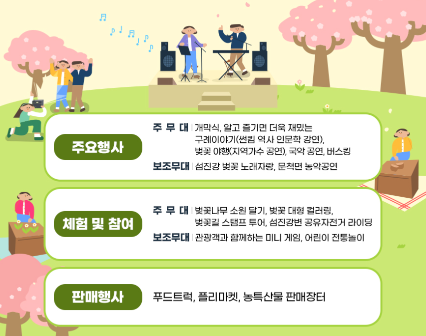 전남 구례 300리 벚꽃축제 한 눈에 모아보기