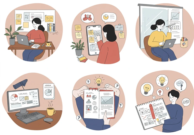ADHD, 생존 전략, 약물 치료, 환경 설정, 시각화, 기록, 시간 관리, 인지 행동 치료, 강점 활용, 희망, 긍정, 만화, 한국인, 자신감, 편안함