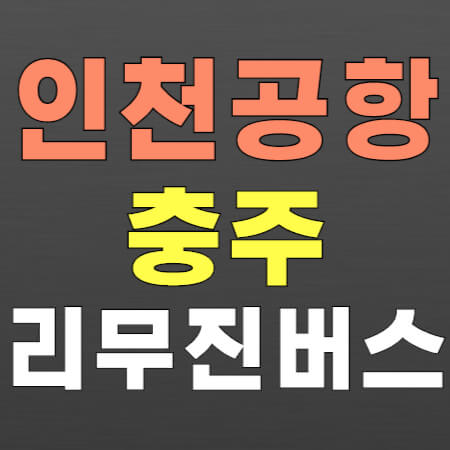 인천공항 리무진버스 - 충주행
