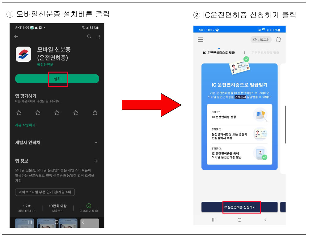 IC운전면허증 발급방법1