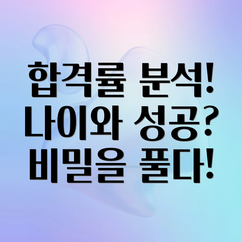 연령별 세무사 합격률