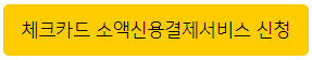 체크카드 소액결제서비스 신청 아이콘