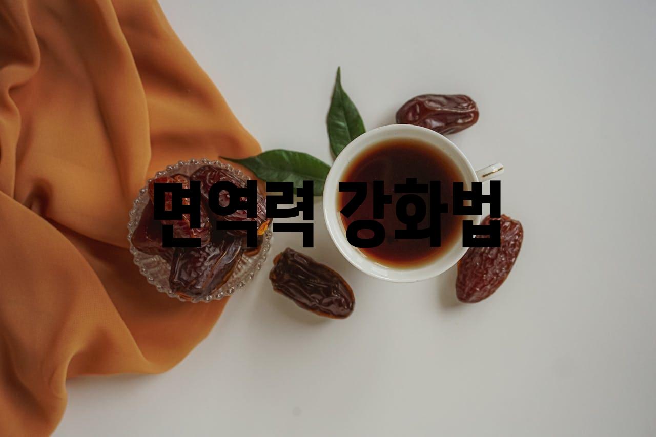 면역력 강화법