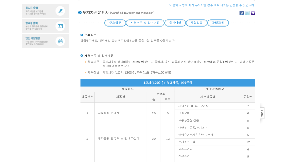 투자자산운용사 합격 수기