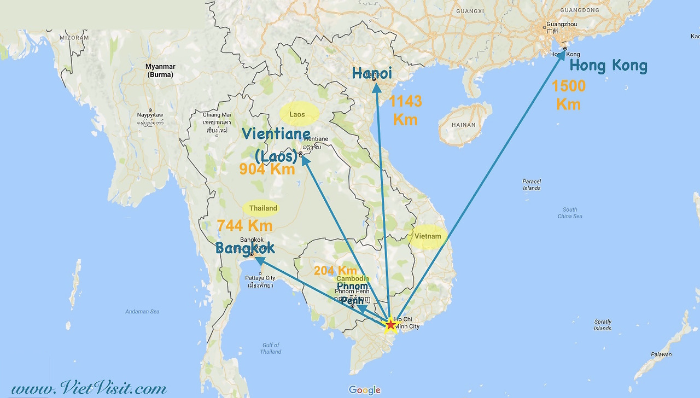 호치민시 위치