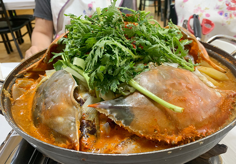  [송도 연수구 꽃게탕 맛집] 송도 꽃게 거리에 있는 시원하고 깔끔한 꽃게탕 맛집 해가 산꽃게탕