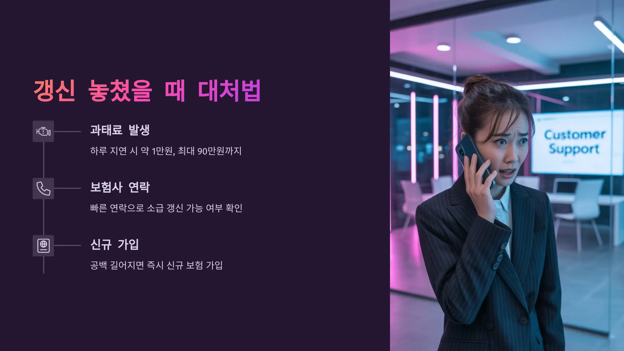 보험 갱신 기간을 놓쳤을 때 벌어지는 일과 대처법