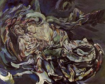 오스카 코코슈카의 그림 '바람의 신부'