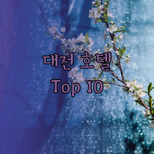 대전 호텔 완벽 분석! 여행객이 선택
