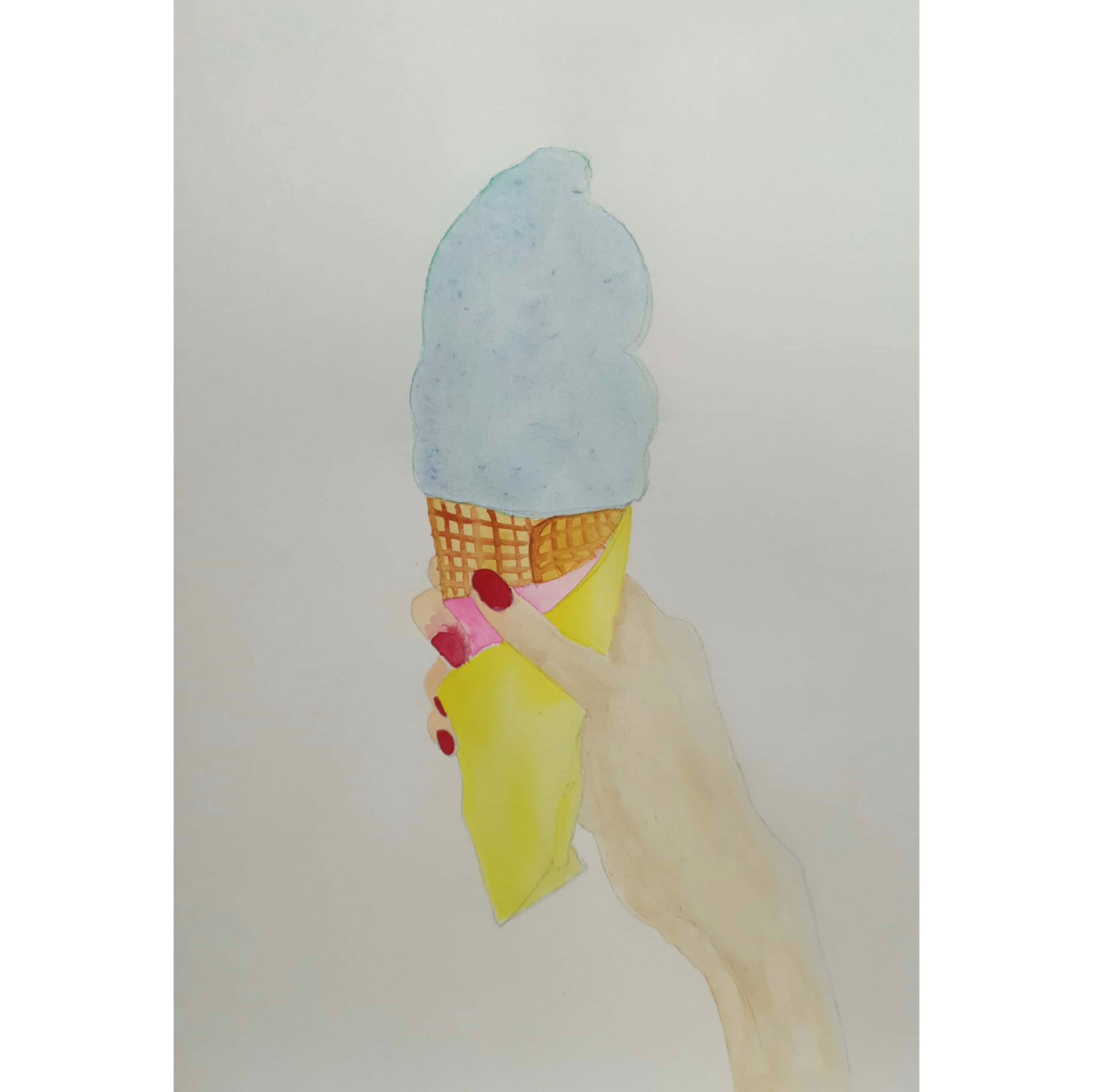  화요일의 아이스크림 - 일러스트 그림 드로잉 2020