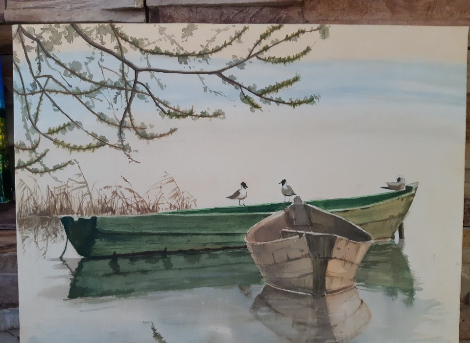  '세번째 랜선전시회'입니당~ 초보의 그림 그리기:)