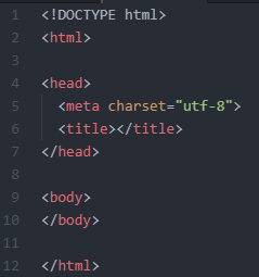  [HTML] HTML의 태그 구성 요소와 문서 기본 구조