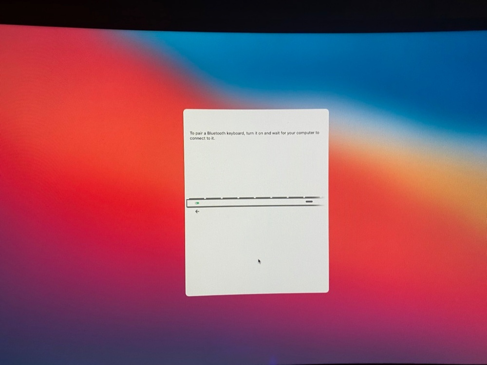 맥미니m1 apple mac mini m1 설정화면