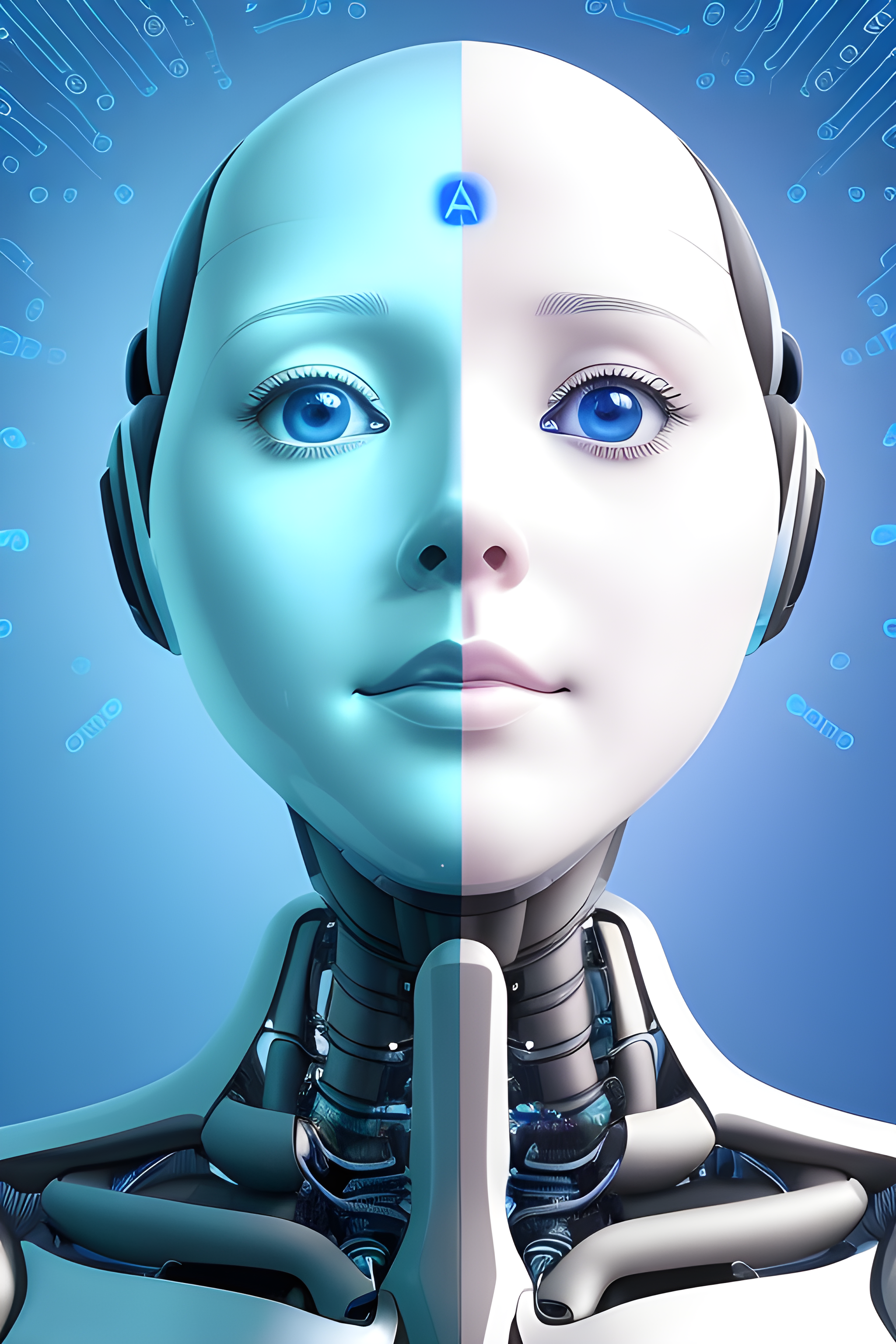 Image of an Artificial Intelligence Humanoid