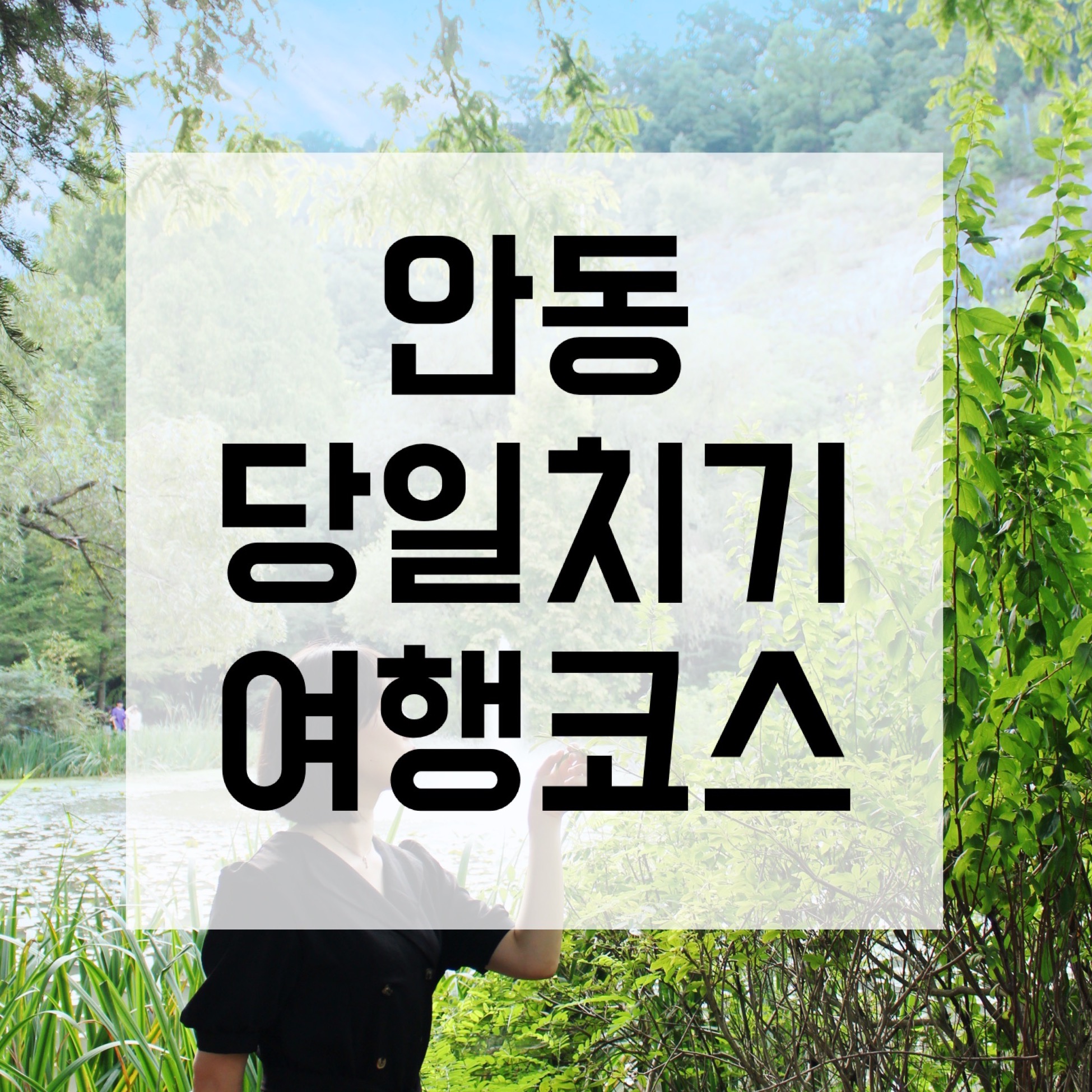  여름 안동여행 코스 | 그린카 후기, 포토존 | 대구-안동 당일치기
