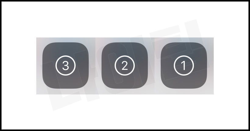 제어 센터 녹화 버튼