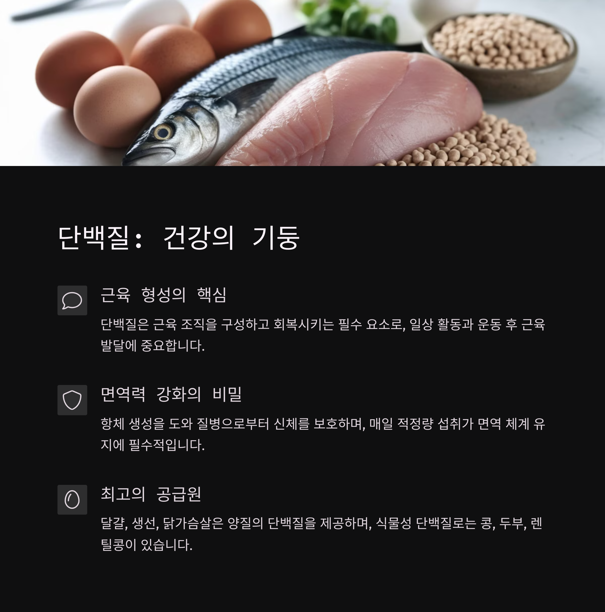 하루에 꼭 먹어야 할 필수 영양소