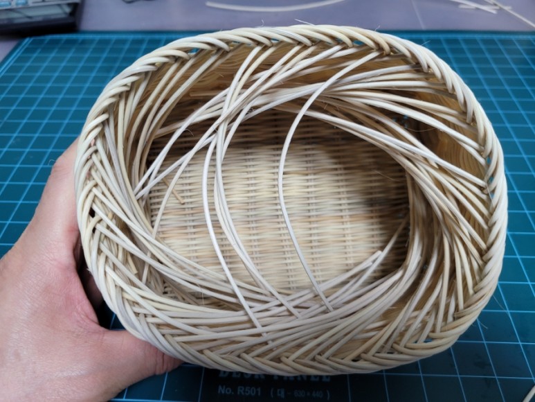 라탄 사각 바구니 만들기 사각바구니 27