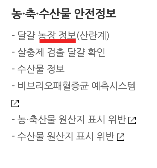 농.축.수산물 안전정보