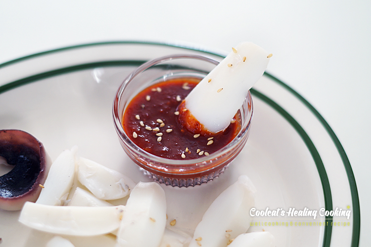 갑오징어숙회, 갑오징어손질법과 7