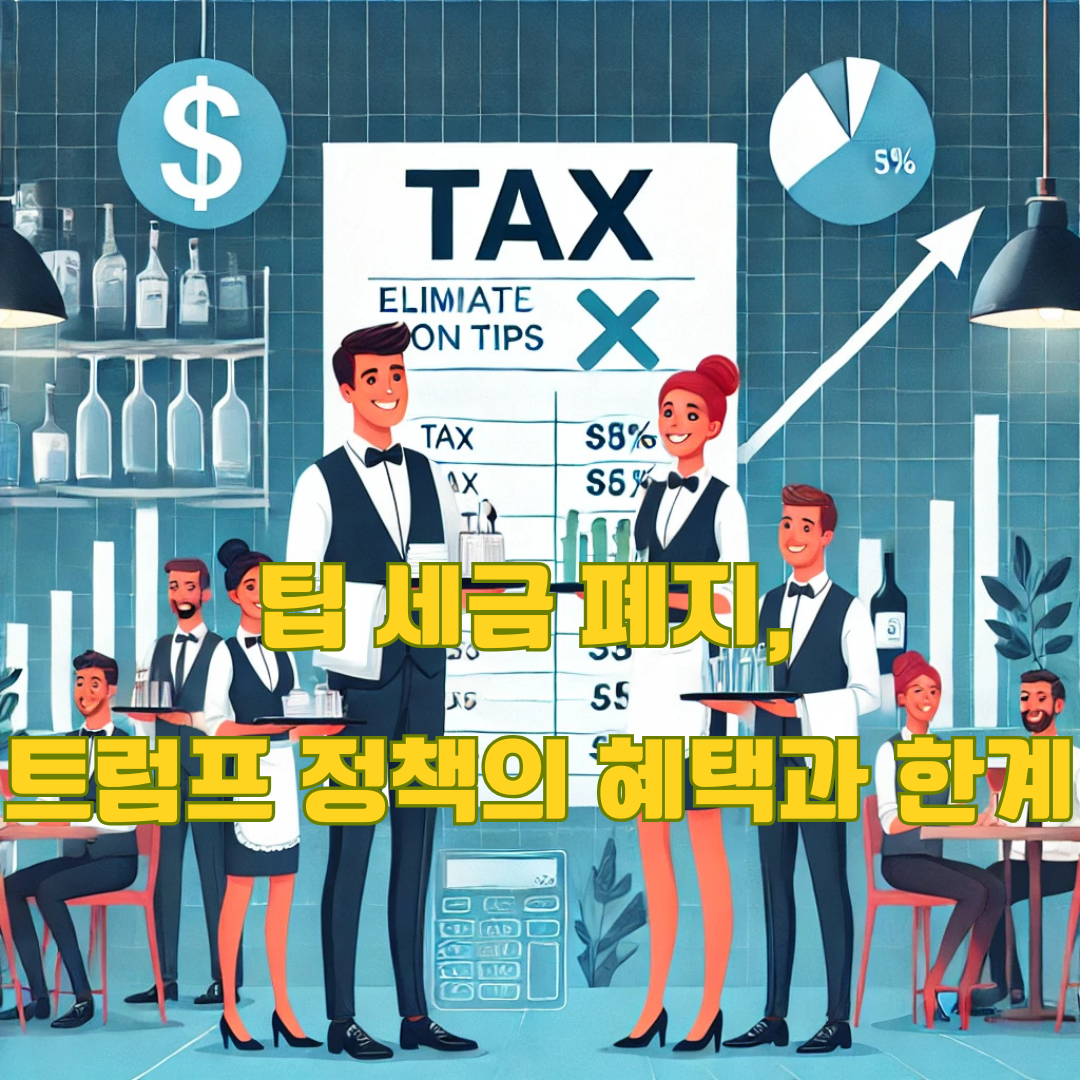 트럼프의 팁 세금 폐지 공약: 혜택과 한계 분석