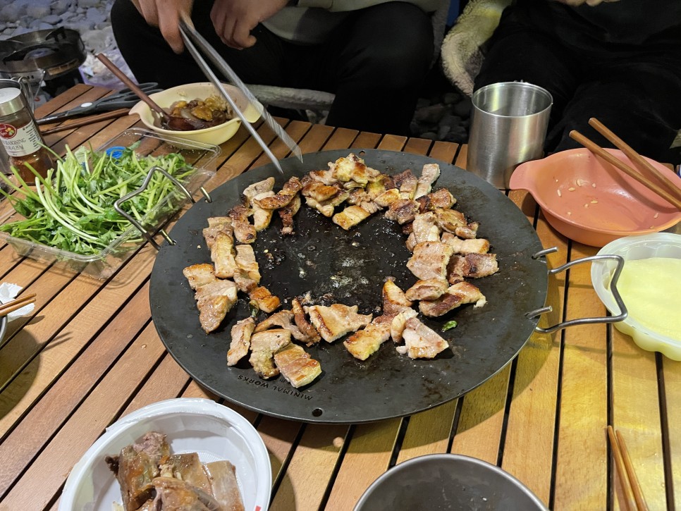 / 쩝쩝박사님들과 신나는 먹부림 [캠핑기록] 수주팔봉 노지캠핑 37