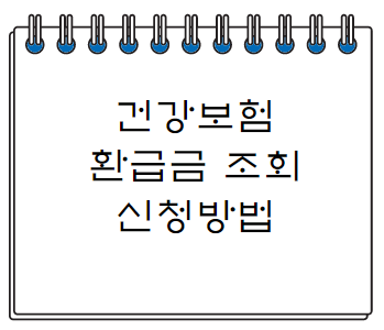  건강보험 환급금 조회방법