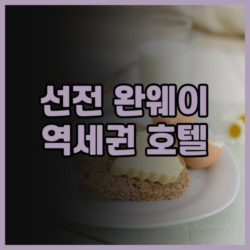 선전완웨S 주뎬, 역세권 호텔! 편리