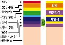 칠하다