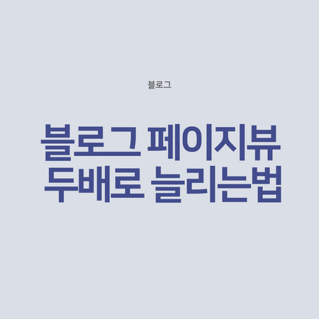 페이지뷰 이미지