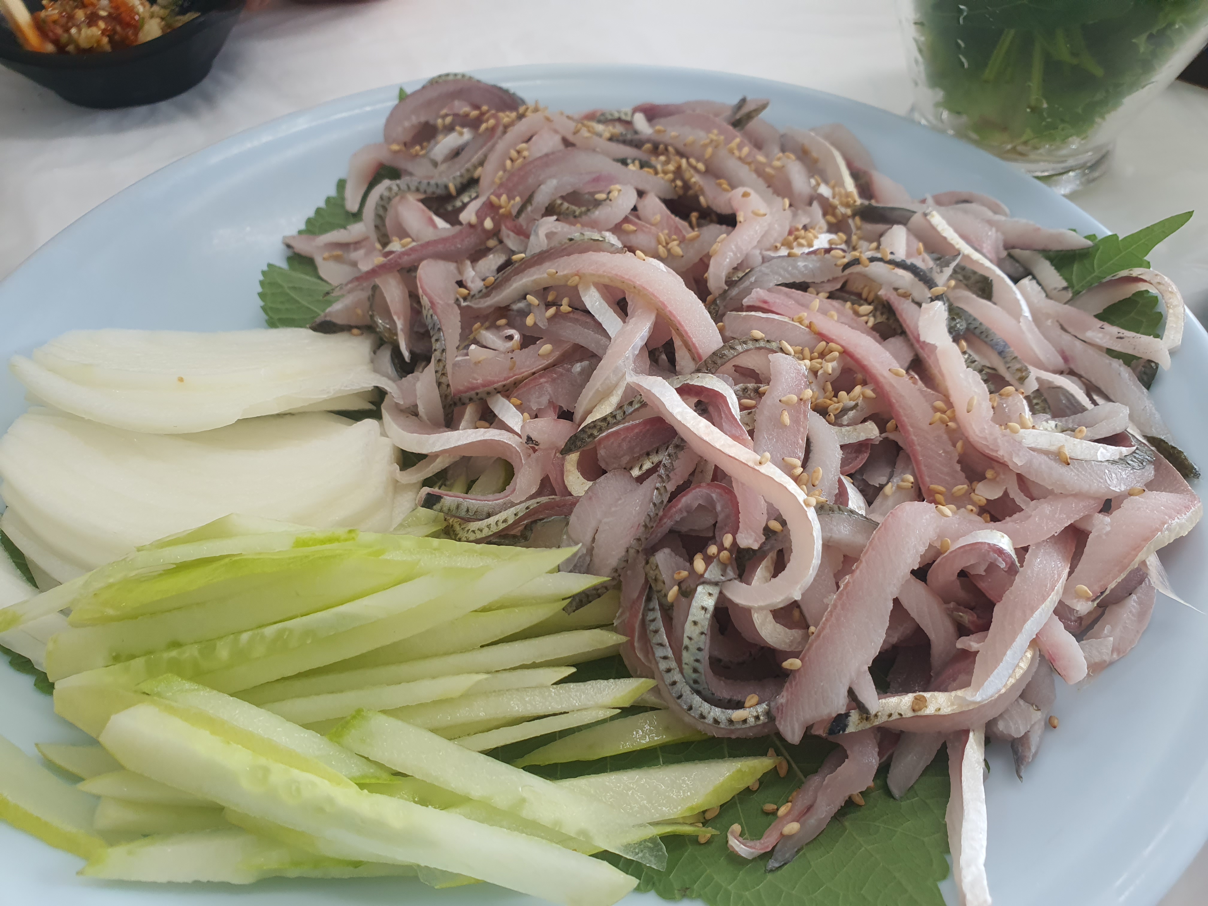 홍성 남당리 대하 축제 전어 맛집 세자매