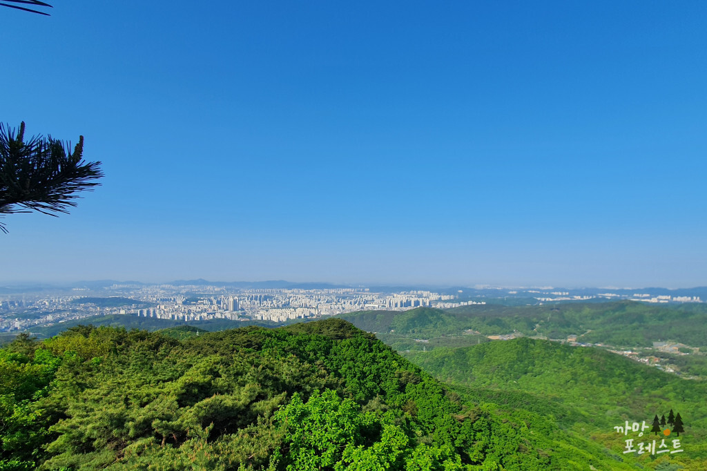 광교산 형제봉 정상