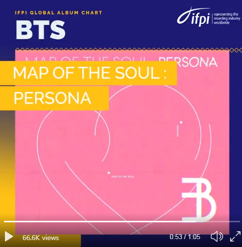  방탄소년단 : 글로벌 앨범 차트 TOP 10