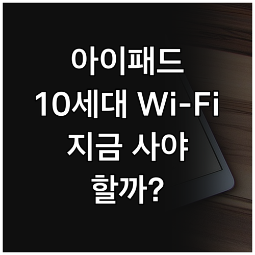 아이패드 10세대 Wi-Fi 모델, 