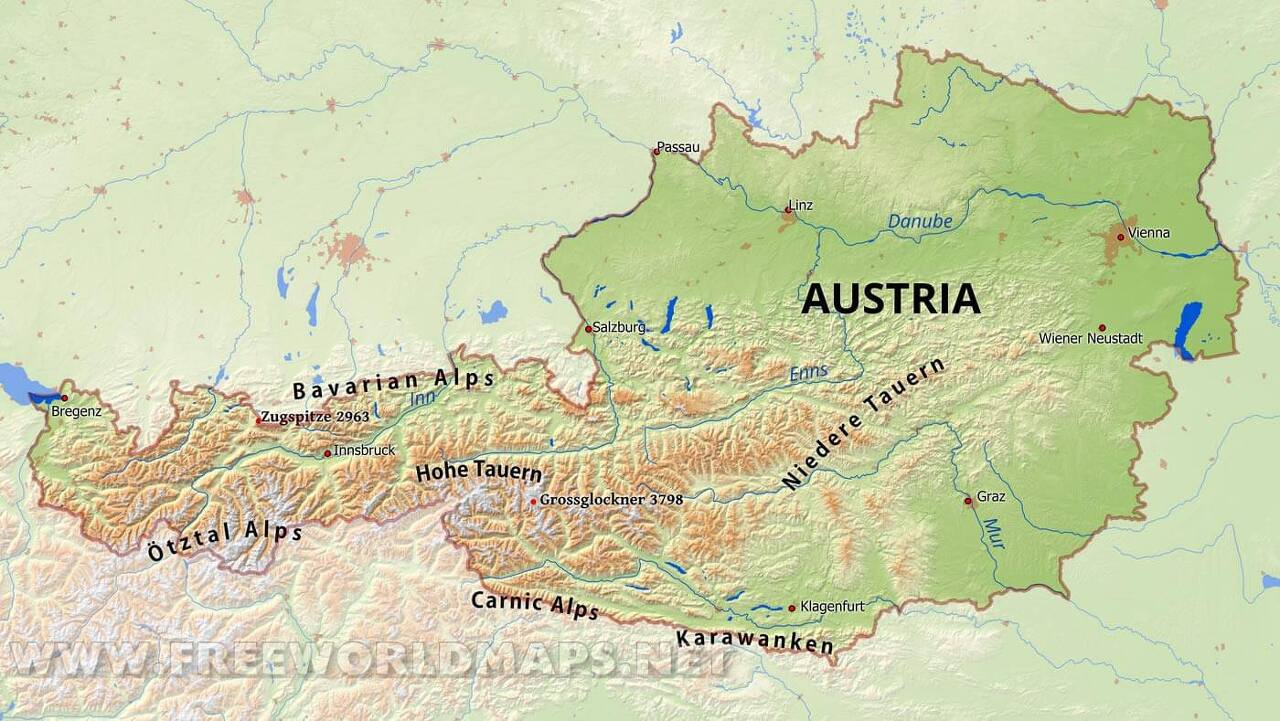 오스트리아 국토