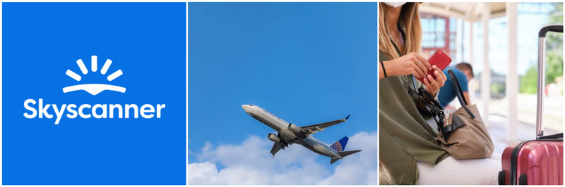 스카이 스캐너&#44; 비행기&#44; 여행 사진