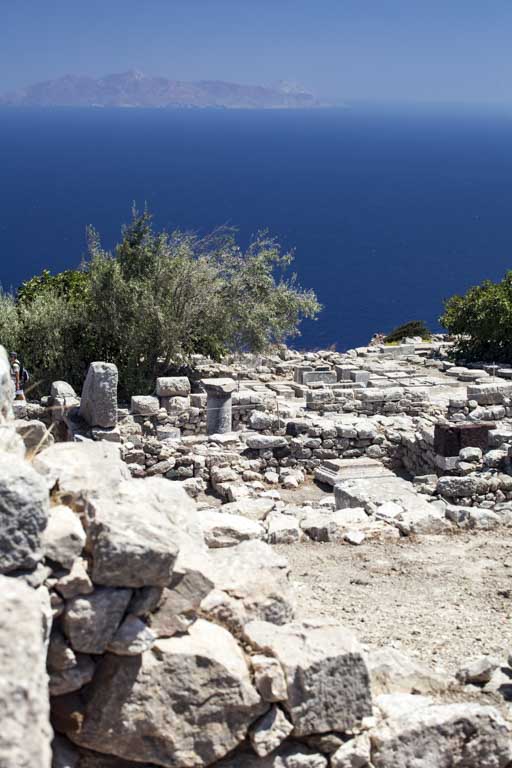 산토리니 그리스 키클라데스 세일링 요트 유럽자유여행 티레 고대 마을의 모습