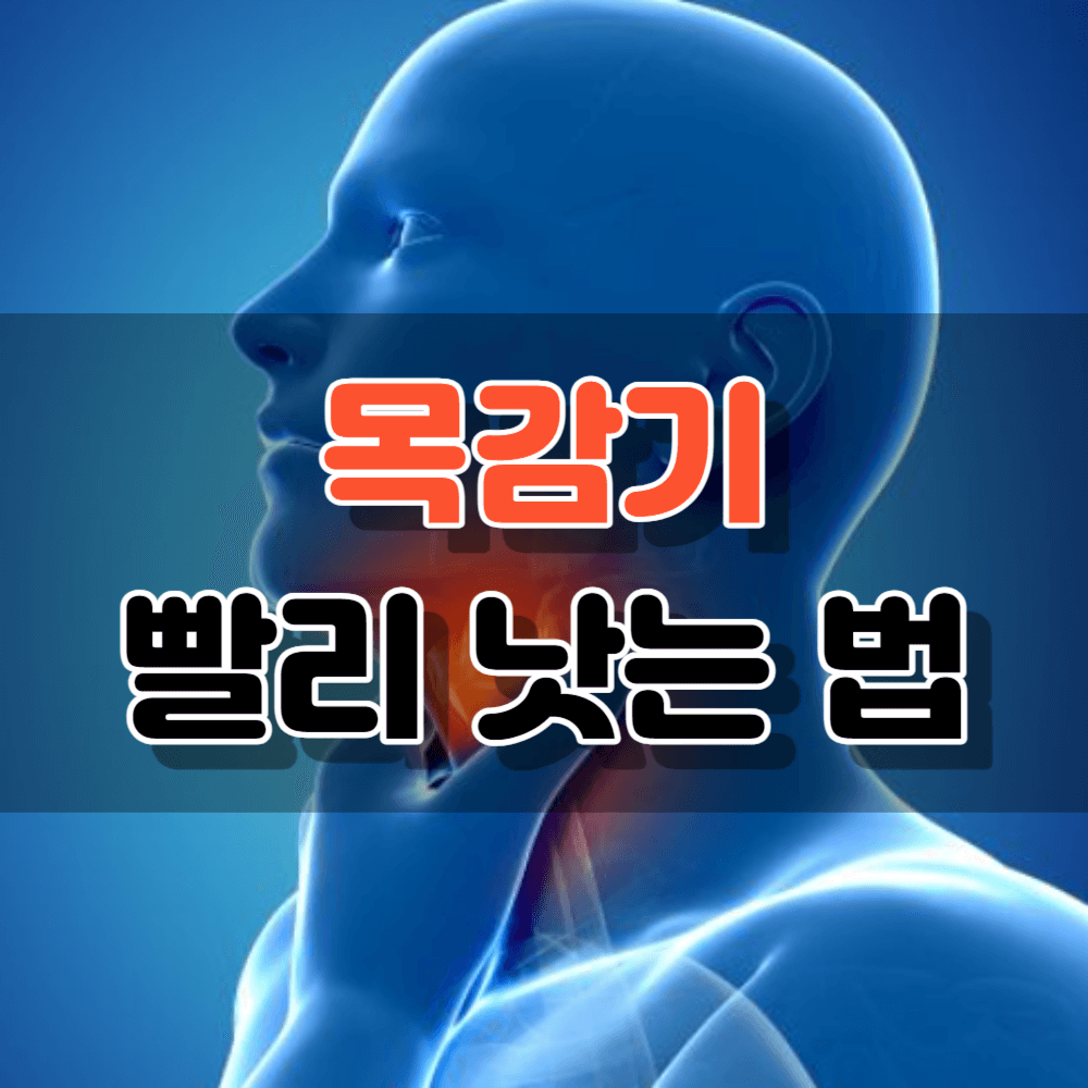 목감기 빨리 낫는법